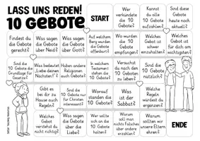 Vista previa - Juegos / Gamificación - 10 Gebote Deutsch Religion / juego Alemán - página 2