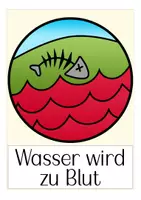 Vista previa - Tarjetas / Manipulativos - Die zehn biblischen Plagen Deutsch / Alemán - página 1