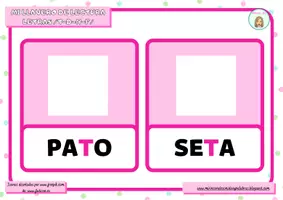 Vista previa - Juegos / Gamificación - LLAVERO INICIACIÓN A LA LECTURA LETRAS T-D-N-F - página 3