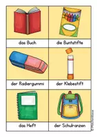 Vorschau - Stundenentwürfe - DAZ DAF Materialpaket Themenbereich Schulsachen - Seite 2