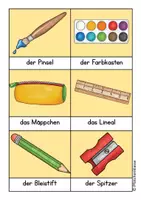 Vorschau - Stundenentwürfe - DAZ DAF Materialpaket Themenbereich Schulsachen - Seite 3