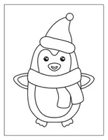 Vorschau - Mal- und Bastelvorlagen - Pinguin-Malbuch für Kinder: 40 Ausmalbilder - Seite 2
