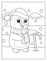 Vorschau - Mal- und Bastelvorlagen - Pinguin-Malbuch für Kinder: 40 Ausmalbilder - Seite 3