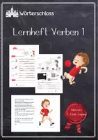 Vorschau - Arbeitsblätter - Lernheft Verben 1 - Verben kennen lernen - Deckblatt