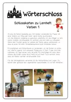 Vorschau - Fördermaterial/Inklusion - Übungskarten Verben - Schlosskarten - Seite 3