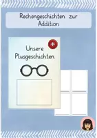 Vorschau - Arbeitsblätter - Rechengeschichten Addition 1. Klasse - Deckblatt