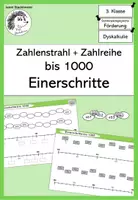 Vorschau - Arbeitsblätter - Zahlenstrahl bis 1000 - Einerschritte (Auszug) - Deckblatt