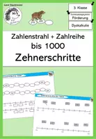 Vorschau - Arbeitsblätter - Zahlenstrahl bis 1000 - Zehnerschritte (Auszug) - Deckblatt