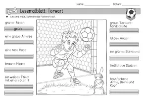 Vorschau - Arbeitsblätter - Lesemalblätter Fußball - WM 2026 - Seite 3