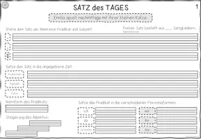 Vorschau - Arbeitsblätter - Materialpaket Satzglieder ab Klasse 3 - Seite 2