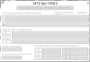 Vorschau - Arbeitsblätter - Materialpaket Satzglieder ab Klasse 3 - Seite 3