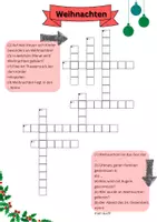 Vorschau - Spiele - Kreuzworträtsel Weihnachten 2 - schwer - Deckblatt