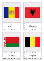 Vorschau - Poster - Länder Europas - Bild- und Wortkarten (DAF/DAZ) Flashcards - Seite 1