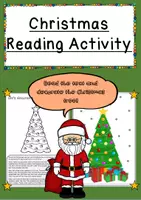 Vorschau - Arbeitsblätter - CHRISTMAS - Reading and Painting Activity - Deckblatt