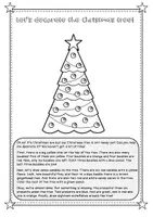 Vorschau - Arbeitsblätter - CHRISTMAS - Reading and Painting Activity - Seite 1