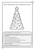 Vorschau - Arbeitsblätter - CHRISTMAS - Reading and Painting Activity - Seite 3