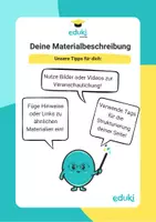 Vorschau - Merkblätter - Wie du die perfekte Materialbeschreibung erstellst - Seite 1