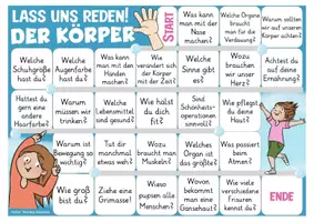 Vorschau - Stationenlernen - der Körper Sachunterricht Spiel - Seite 1