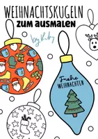 Vorschau - Mal- und Bastelvorlagen - Doodle Weihnachts Baumschmuck zum Ausmalen & Aufhängen - Deckblatt