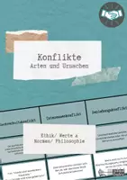 Vorschau - Arbeitsblätter - Konflikte - Arten und Ursachen - Deckblatt