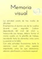 Vista previa - Tarjetas / Manipulativos - Memoria visual - página 1