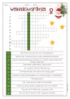 Vorschau - Arbeitsblätter - Weihnachtsrätsel zur Wiederholung der Lerninhalte bis Weihnachten - Seite 2