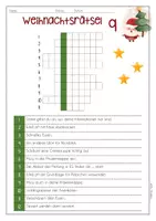 Vorschau - Arbeitsblätter - Weihnachtsrätsel zur Wiederholung der Lerninhalte bis Weihnachten - Seite 3