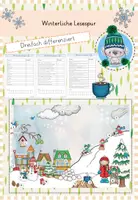 Vorschau - Arbeitsblätter - Winterliche Lesespur - Deckblatt