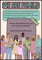 Vorschau - Arbeitsblätter - Freebie: Einstieg in das Thema Familie - Seite 1
