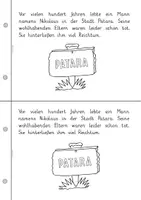 Vorschau - Arbeitsblätter - Nikolaus Lese- und Malheft - Seite 2