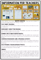 Vista previa - Hojas de trabajo - USA - North Dakota (Fact Sheets, Worksheets and Games) - página 1