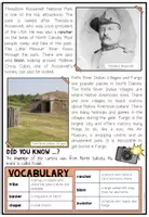 Vista previa - Hojas de trabajo - USA - North Dakota (Fact Sheets, Worksheets and Games) - página 3