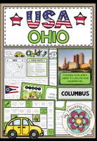 Vista previa - Hojas de trabajo - USA - Ohio (Fact Sheets, Worksheets and Games) - Portada