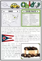 Vista previa - Hojas de trabajo - USA - Ohio (Fact Sheets, Worksheets and Games) - página 2