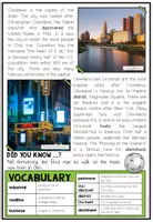 Vista previa - Hojas de trabajo - USA - Ohio (Fact Sheets, Worksheets and Games) - página 3