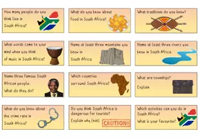 Vorschau - Arbeitsblätter - Stop and Swap Karten (South Africa + Jobs) - Seite 2