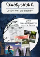 Vorschau - Arbeitsblätter - Lyrik To Go: Eichendorff - Waldgespräch - Deckblatt