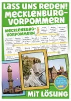 Vorschau - Stationenlernen - Mecklenburg-Vorpommern Spiel Deutsch (Landeskunde DAZ, Sachunterricht) - Deckblatt