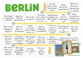 Vista previa - Juegos / Gamificación - Berlin Spiel Deutschland juego Alemán Freebie - página 1