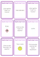 Aperçu - Apprentissages en autonomie - Flashcards - Guerra civil - Page 3
