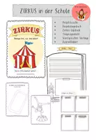 Vorschau - Arbeitsblätter - Zirkus (Projekt, Lapbook, Gedicht, Ausmalbilder) - Deckblatt