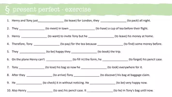 Vorschau - Stundenentwürfe - present perfect - Einführung, Tafelbild, Übung - Seite 3