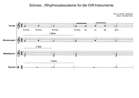 Vorschau - Arbeitsblätter - Schnee, Schnee, Schnee - spielend leicht singen und musizieren - Seite 3