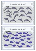 Vorschau - Aufgabenkarten - Bündeln Zahlenraum 10 - Seite 1