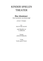 Vorschau - Text - Theaterstück: Das Abenteuer - Seite 1