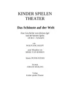 Vorschau - Unterrichtsreihen - Theaterstück: Das Schönste auf der Welt - Seite 1
