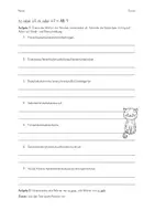 Vorschau - Arbeitsblätter - Arbeitsmaterial Wörter mit tz/z und ck/k - Deckblatt