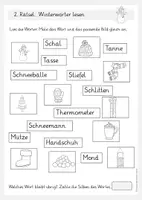 Vorschau - Arbeitsblätter - #danke11 Mini Escape Room Winter Klasse 1 - Seite 3