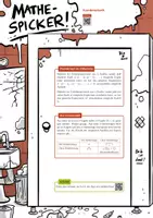 Vorschau - Merkblätter - Spickzettel inkl. zusammenfassendem Erklärvideo - Kombinatorik - Deckblatt