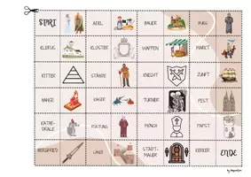 Vorschau - Arbeitsblätter - UR6 Europa im Mittelalter - 1. Stunde: Burgen, Ritter, Finsternis?: Das Mittelalter in unserer Vorstellung (Domino) - Seite 2